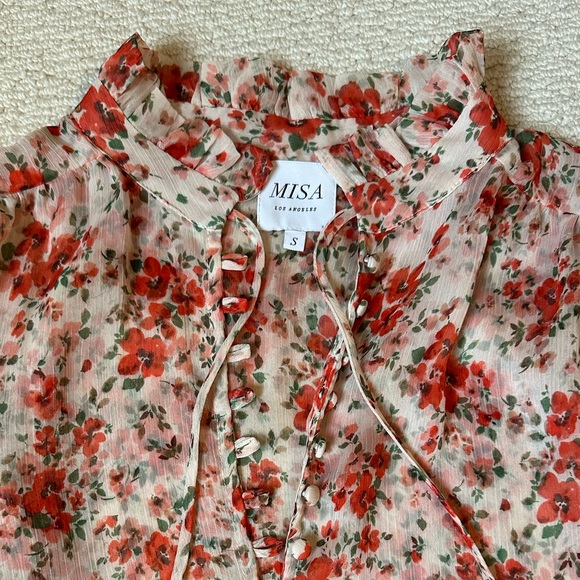 MISA Los Angeles Blouse size Small - Picture 3 of 4